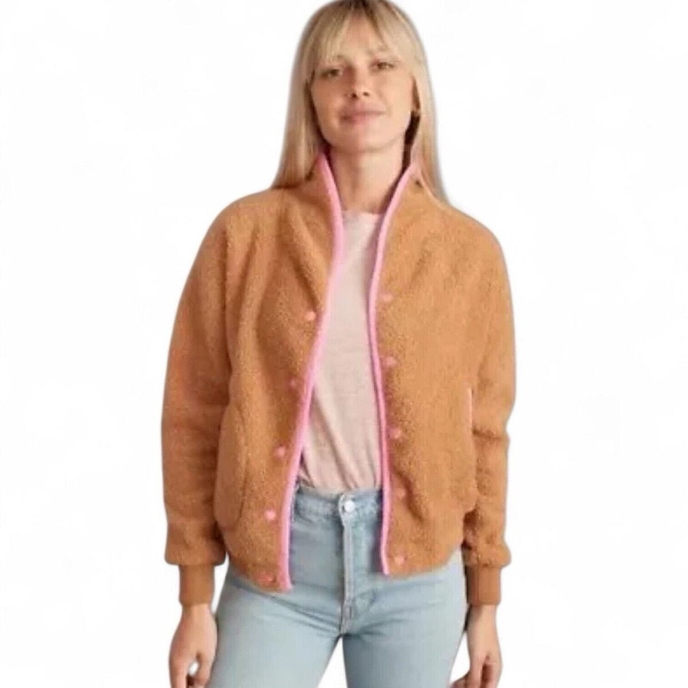 Marine Layer Sienna Sherpa in Camel